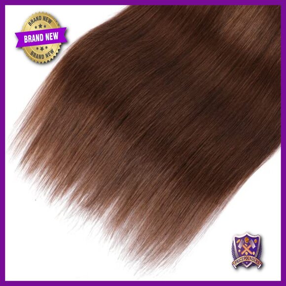 Straight Brazilian Human Hair Extensions 14-18 Inch No Tangle Weave main image 4